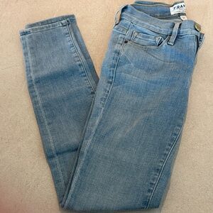 Frame Denim Light Blue Skinny Jeans